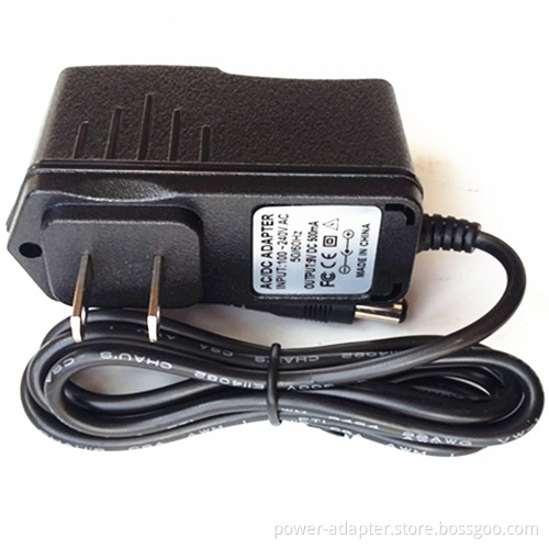 9V 500mA New AC 100V-240V Converter Adapter DC 9V 500mA Power Supply US Plug DC 5.5mm x 2.1mm